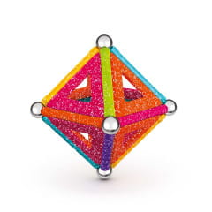 Geomag Glitter Panels Recycled 35 Magnet Baukasten