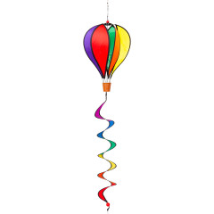 HQ Hot Air Balloon Twist Rainbow Mini Windspiel