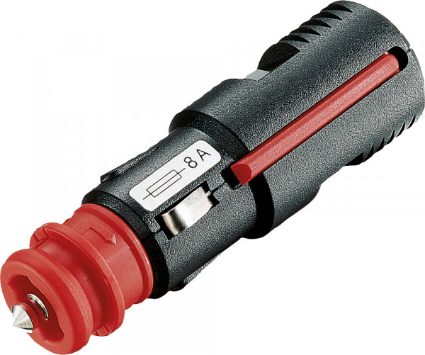 Pro Car Sicherheits-Universalstecker 8 A / 12 - 24 V Mit Geschraubter Zugentlastung