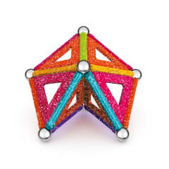 Geomag Glitter Panels Recycled 35 Magnet Baukasten