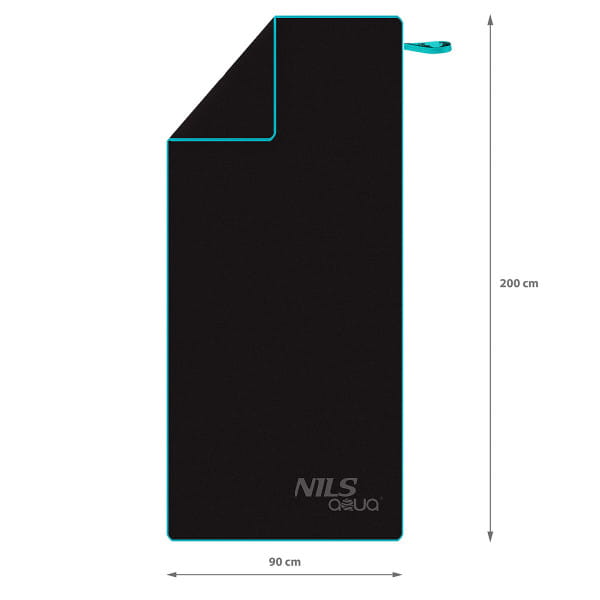 Nils Aqua 200cm Mikrofaser Handtuch