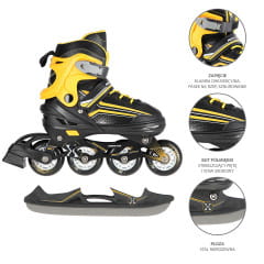 Nils Extreme 2in1 Inliner Eishockey