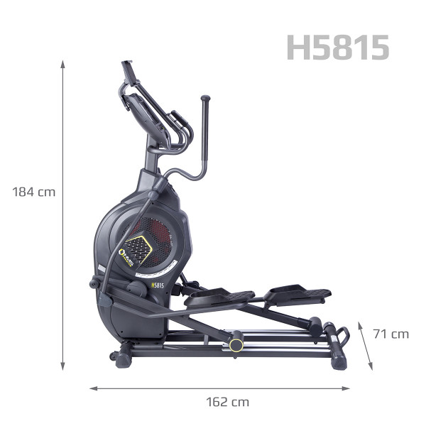 HMS Premium Crosstrainer Luft-&amp; Magnetwiderstand Semi Commercial