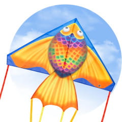 HQ Delta Rainbow Fish 140 cm Kinderdrachen