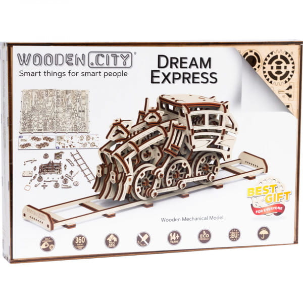 Wooden City Dream Express + Rails Modellbau Holz
