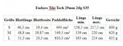 Starboard Enduro Tiki Tech 2tlg SUP Paddel `23