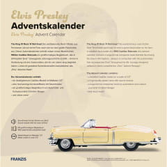 Franzis Adventskalender Elvis Cadillac Eldorado - creme