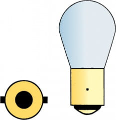 Ring Kfz-Lampe Bajonettsockel Ba 15 12 V