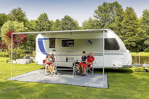 Fiamma Sackmarkise Caravanstore Tuchfarbe Royal Grey