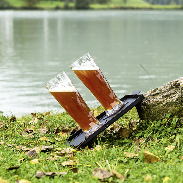 Silwy Magnet-Kunststoffgläser Bier 2er-Set Hightech Transparent