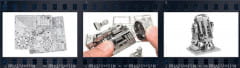 R2-D2™ 3D Metall Bausatz