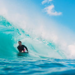 FLOOD Usurper 37&quot; Bodyboard &amp; Leash