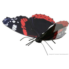 Metal Earth Butterfly Red Admiral Modellbau Metall