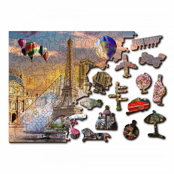 Wooden City Spring in Paris Gr. L Holz Puzzle