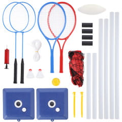 Nils 3in1 Netz & Set für Badminton, Tennis & Volleyball