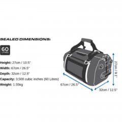 OverBoard wasserdichte Duffel Bag Pro 60 L