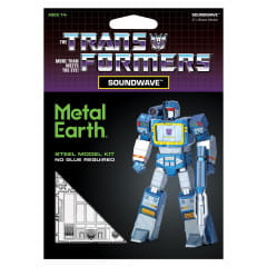 Metal Earth Transformers Soundwave, farbig Modellbau Metall