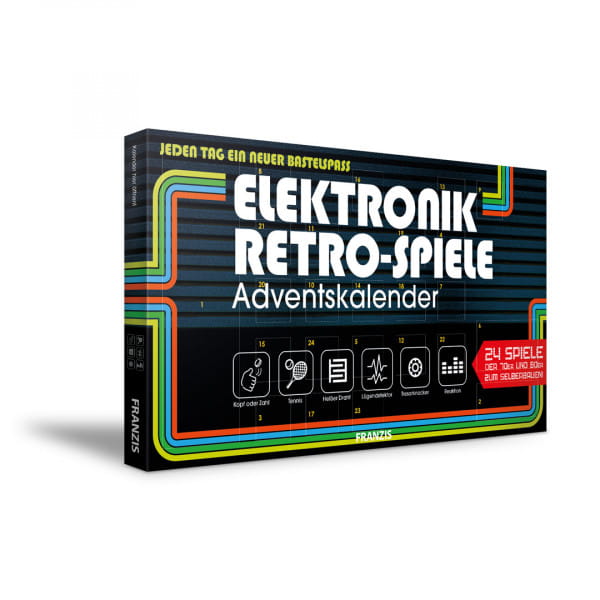 Franzis Adventskalender Elektronik Retro-Spiele Adventskalender