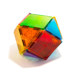 MAGNA TILES 32-teiliges Set Clear Colours mit klaren Farben Magnet Baukasten