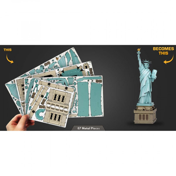 Metal Earth Premium Series Statue of Liberty (Freiheitsstatue) Modellbau Metall