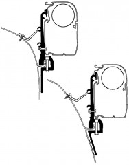 Thule Adapter 3-Tlg. Für Thule Omnistor 2000