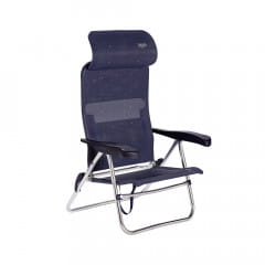 Crespo Strandstuhl Beach Chair, Alu, Blau
