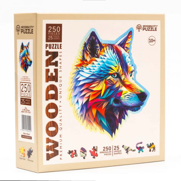 Wooden City Classy Wolf Holzpuzzle