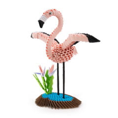 ORIGAMI 3D Flamingo Origami Set